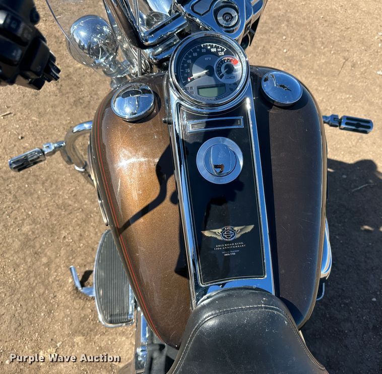 image for item LT9481 2013 Harley Davidson Road King  110th Anniversary Edition motorcycle