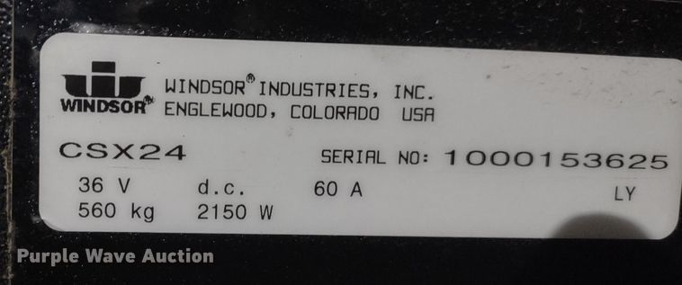 image for item MD9310 Windsor Chariot CSX24  floor scrubber