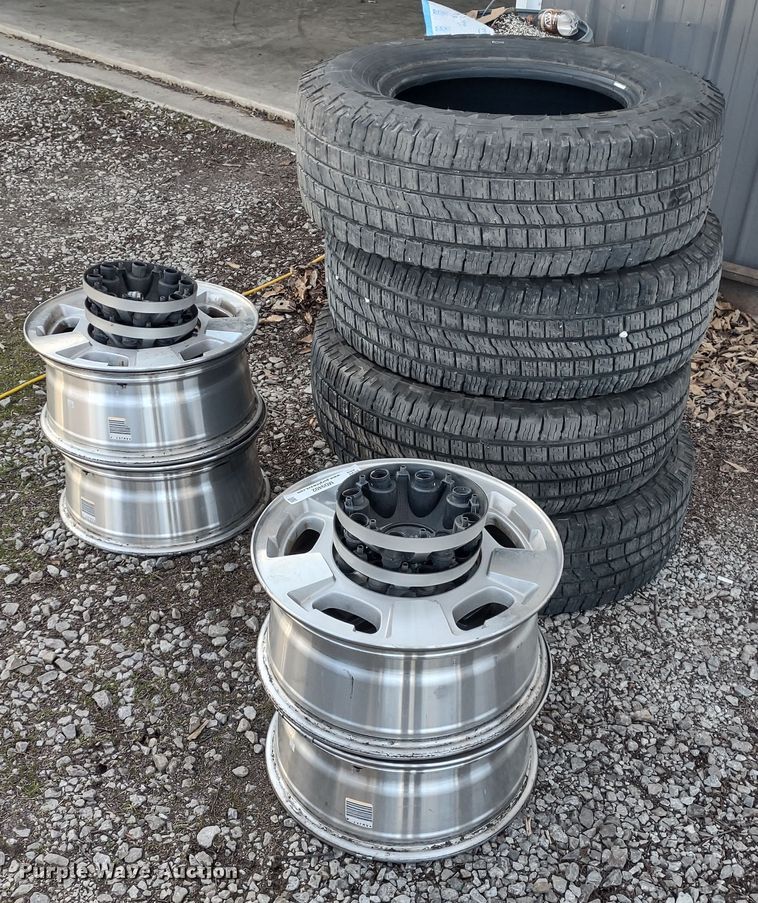 image for item MD9402 (4) Falken Wildpeak 265/70R17 tires and wheels