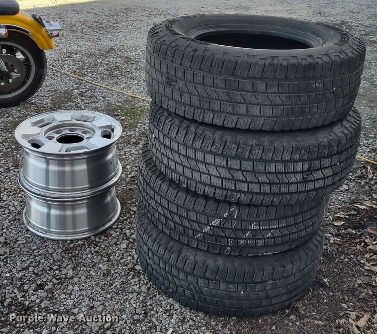 image for item MD9402 (4) Falken Wildpeak 265/70R17 tires and wheels