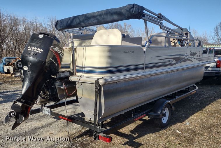 image for item MD9405 2004 Voyager Super Fish  pontoon boat