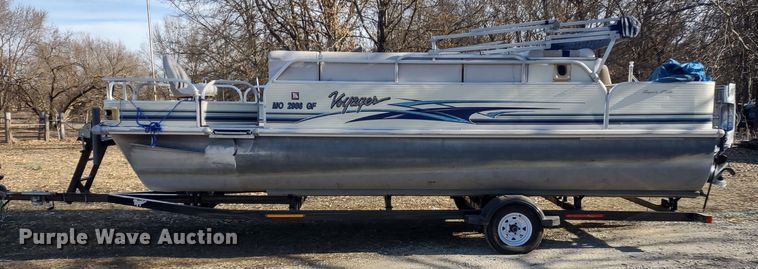 image for item MD9405 2004 Voyager Super Fish  pontoon boat