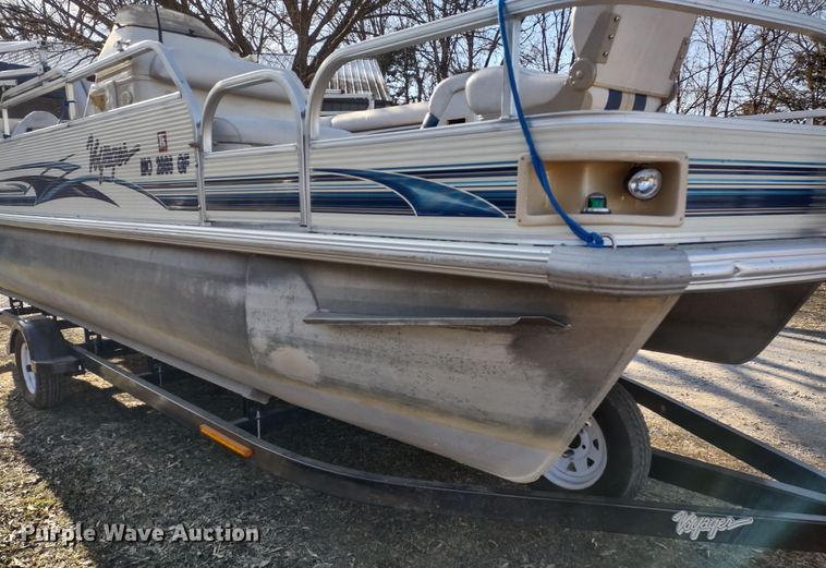 image for item MD9405 2004 Voyager Super Fish  pontoon boat