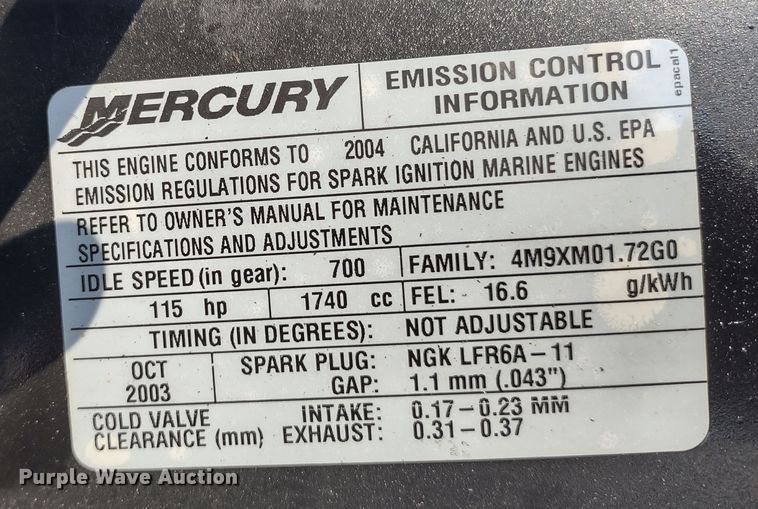 image for item MD9405 2004 Voyager Super Fish  pontoon boat