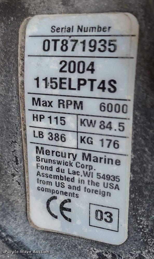 image for item MD9405 2004 Voyager Super Fish  pontoon boat