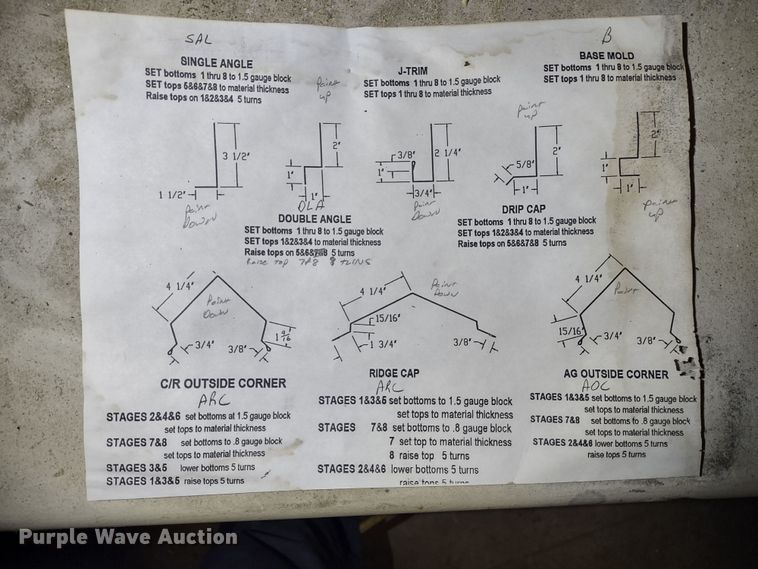 image for item MD9427 (2) metal forming machines
