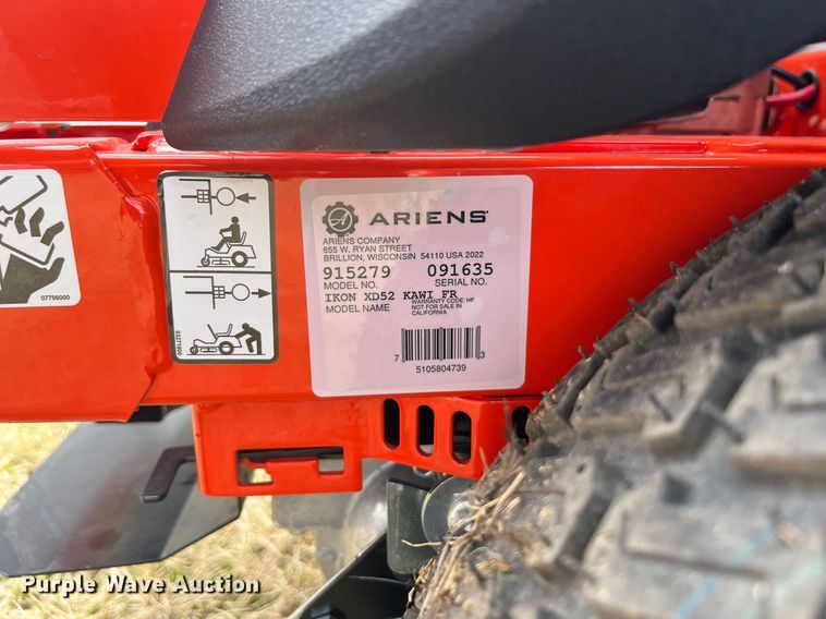 image for item MD9558 Ariens Ikon XD52  ZTR lawn mower