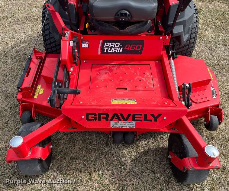 image for item MD9562 Gravely Pro-Turn 460  ZTR lawn mower