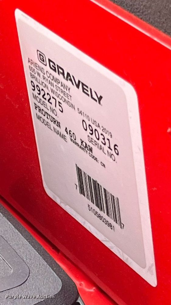 image for item MD9564 Gravely Pro-Turn 460  ZTR lawn mower