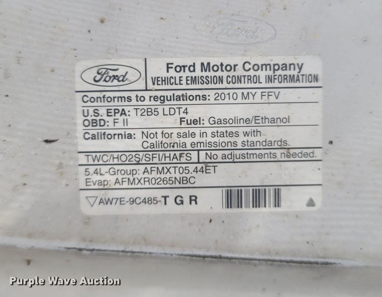 image for item ME9070 2010 Ford F150  SuperCrew pickup truck