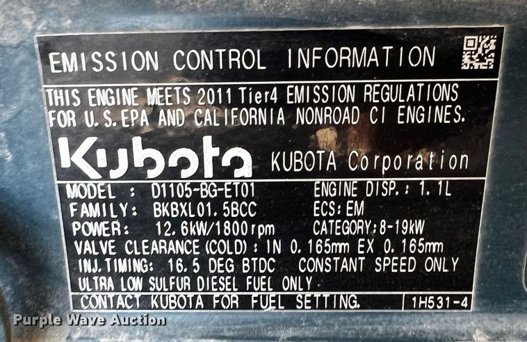 image for item MK9773 2012 Terex AL4  light plant