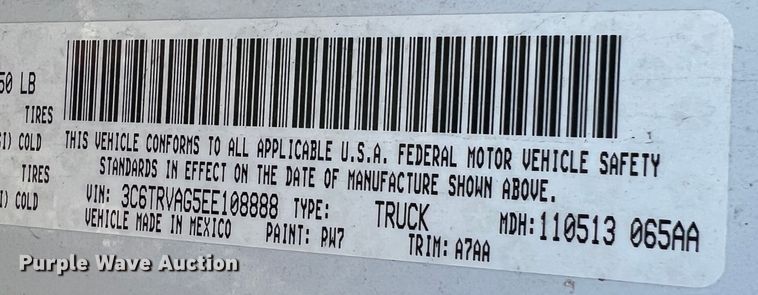 image for item MM9183 2014 Dodge Ram 1500 Promaster  delivery van