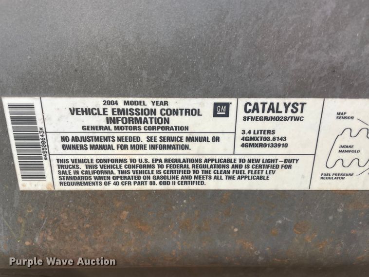 image for item MM9328 2004 Pontiac Aztek  SUV