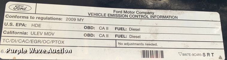 image for item MM9752 2009 Ford F250 Super Duty  Crew Cab pickup truck