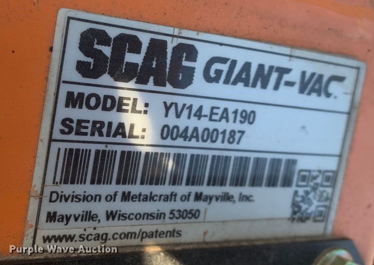 image for item MM9762 (2) lawn vacuums