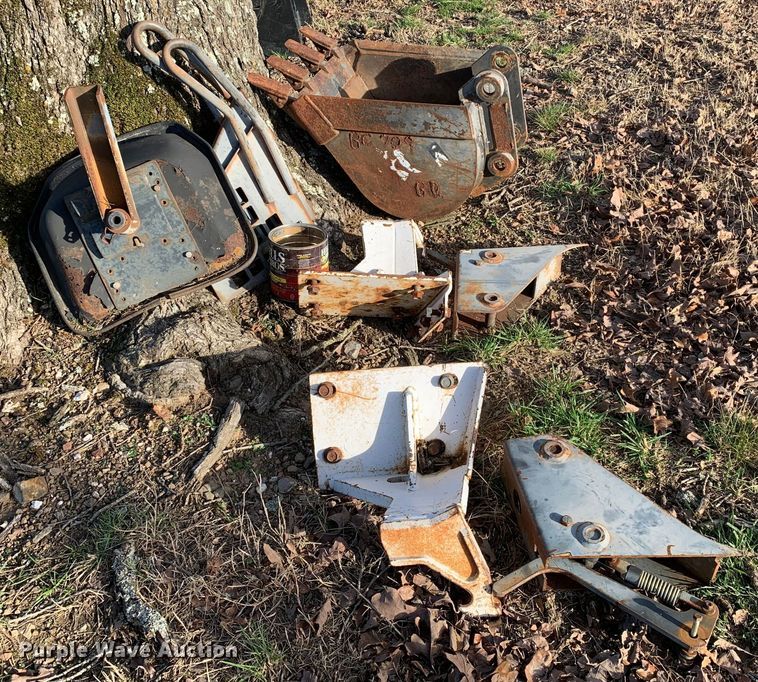 image for item MM9772 Bobcat 709  skid steer backhoe