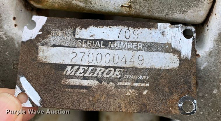 image for item MM9772 Bobcat 709  skid steer backhoe