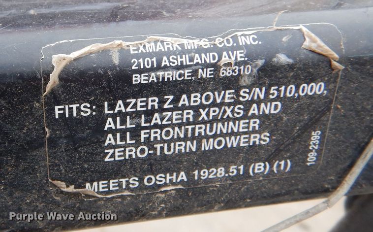 image for item MP9112 Exmark LazerZ XS  ZTR lawn mower