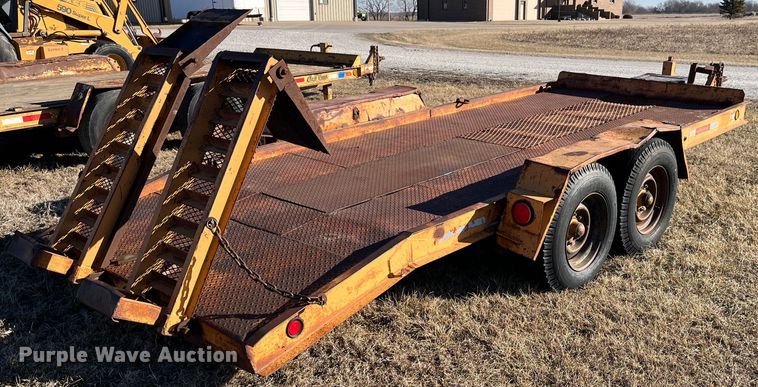 image for item MW9472 1989 Redi Haul FSL1427E  equipment trailer