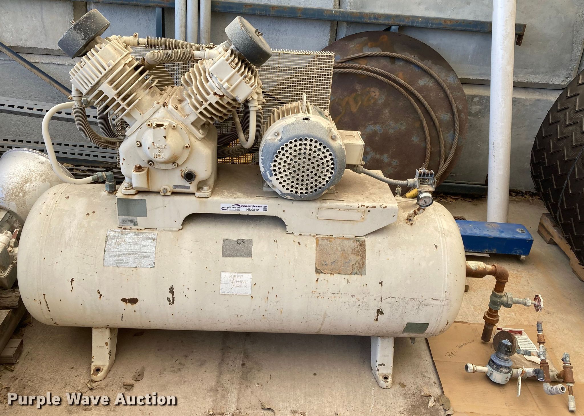 1991 NATL BD air compressor in Manhattan, KS Item HN9812 sold