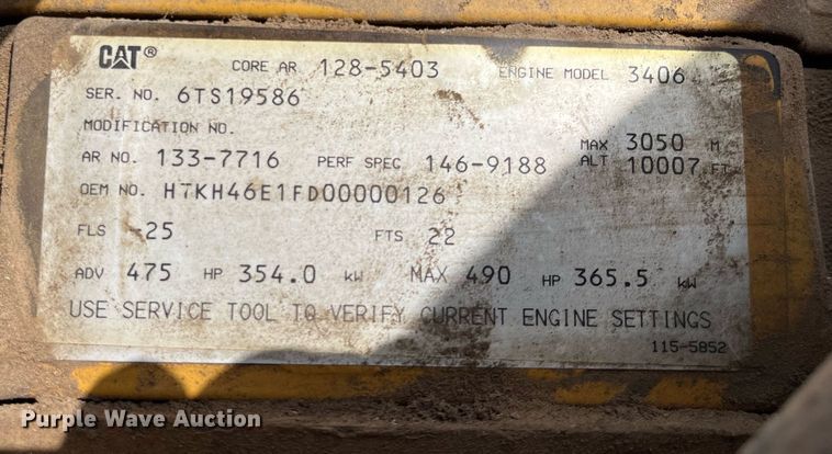 image for item DG5435 1998 Ford AT9522  vacuum truck