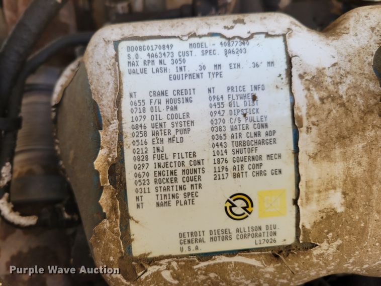 image for item DM8229 1990 Link Belt HC-78C  crane