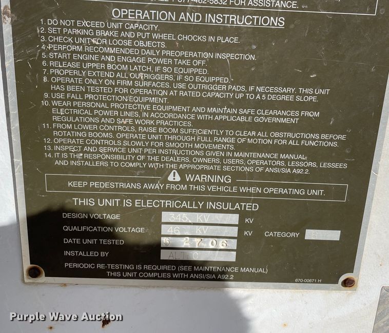 image for item DN4551 2006 Ford F750 Super Duty  bucket truck