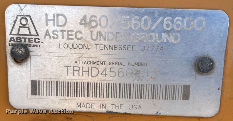 image for item DN4555 2006 Astec RT560  trencher