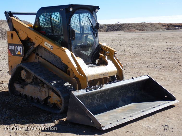 image for item DN6305 2016 Caterpillar 289D  tracked skid steer loader