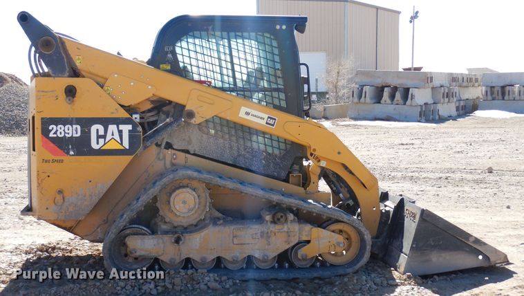 image for item DN6305 2016 Caterpillar 289D  tracked skid steer loader