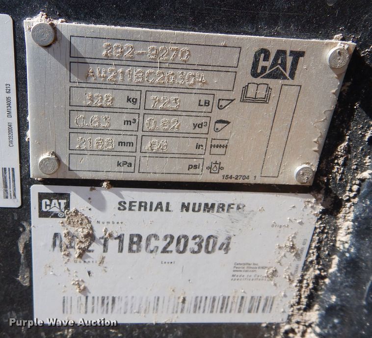 image for item DN6305 2016 Caterpillar 289D  tracked skid steer loader