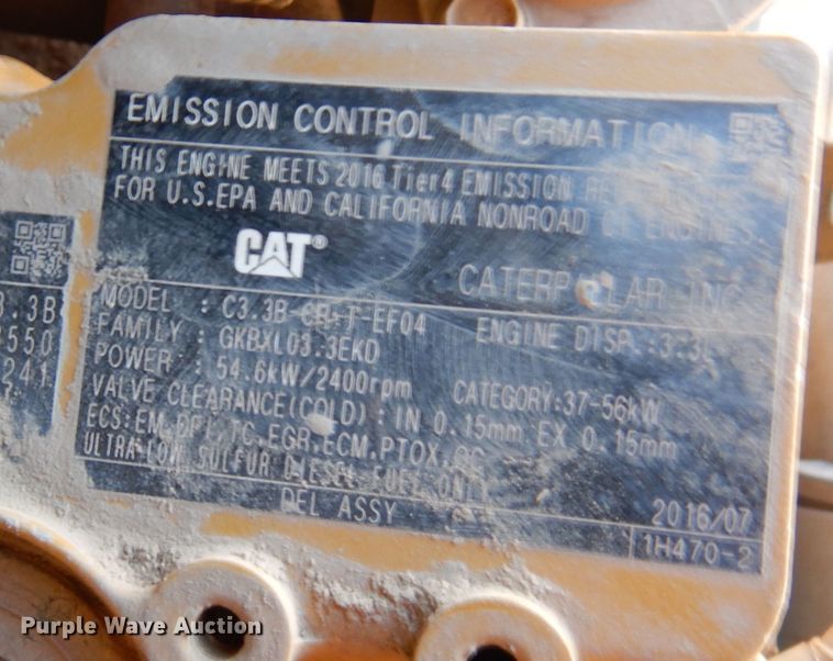 image for item DN6306 2016 Caterpillar 289D  tracked skid steer loader