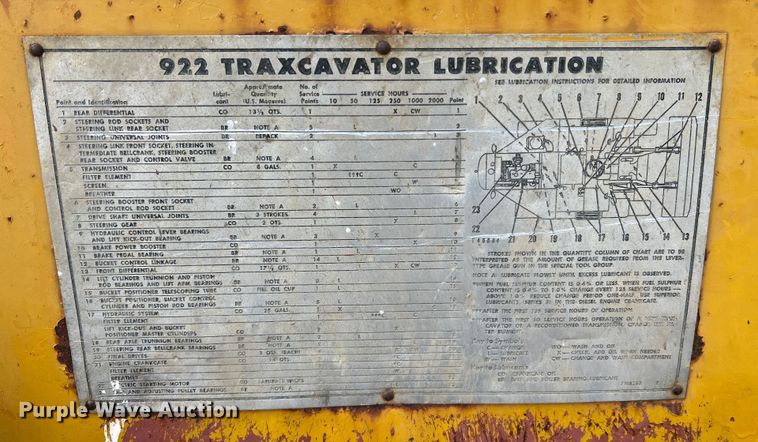 image for item DO2180 1964 Caterpillar 922B  wheel loader