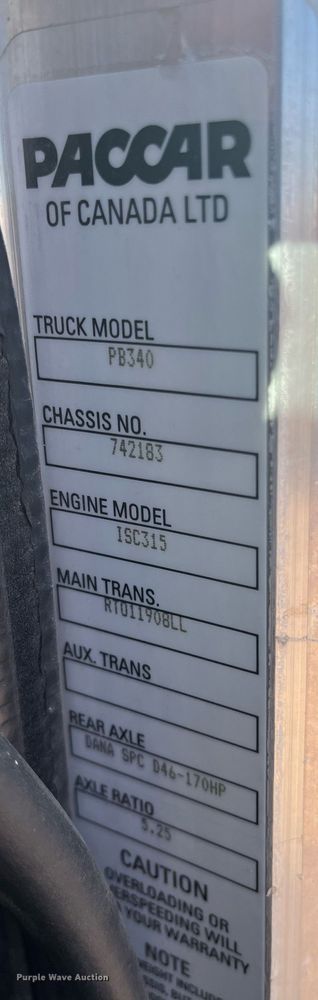 image for item DO3790 2007 Peterbilt 340  volumetric ready mix truck