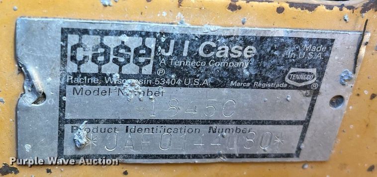 image for item DO3793 1995 Case 1845C  skid steer loader