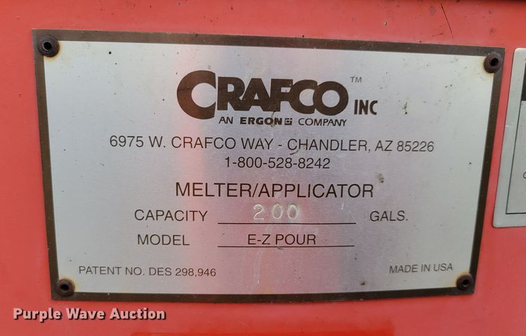 image for item DO4178 Crafco E-Z Pour  melter applicator