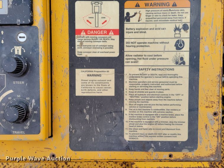 image for item DO4184 2001 Gomaco 9500  trimmer