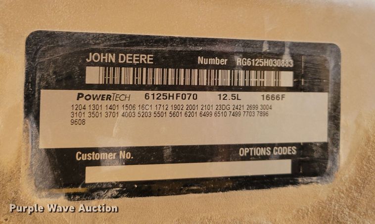 image for item DO4184 2001 Gomaco 9500  trimmer