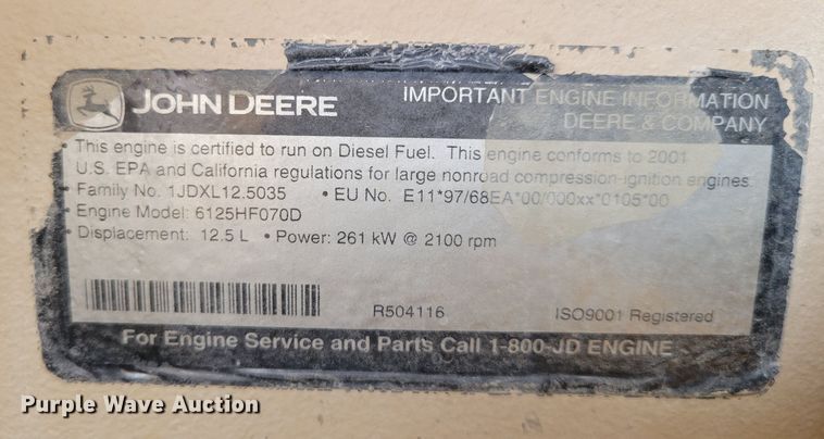 image for item DO4184 2001 Gomaco 9500  trimmer