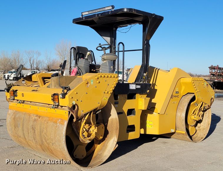 image for item DO4185 2012 Caterpillar CB-64  double drum vibratory roller