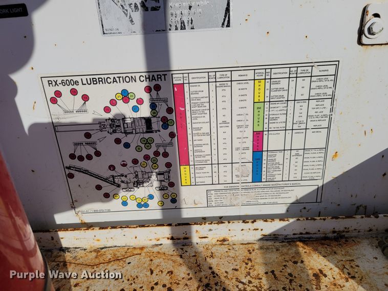 image for item DO4200 2014 Roadtec RX600E-4  VCS milling machine