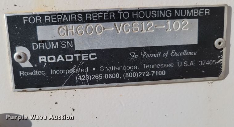 image for item DO4200 2014 Roadtec RX600E-4  VCS milling machine