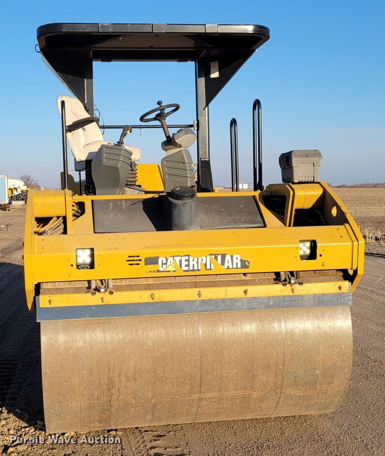 image for item DO4201 2012 Caterpillar CB-54  double drum vibratory roller