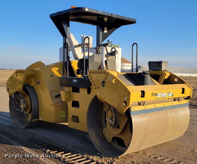 image for item DO4201 2012 Caterpillar CB-54  double drum vibratory roller