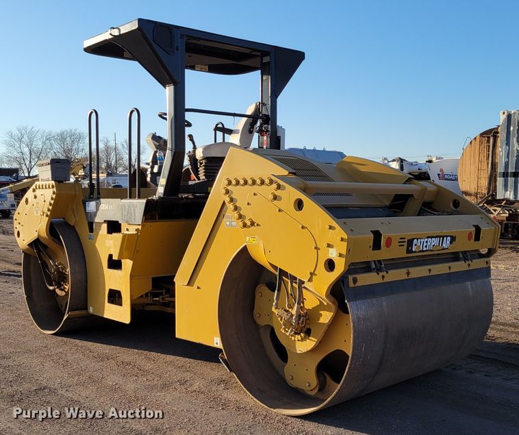 image for item DO4201 2012 Caterpillar CB-54  double drum vibratory roller