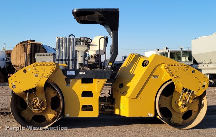 image for item DO4201 2012 Caterpillar CB-54  double drum vibratory roller