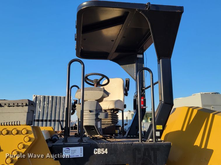 image for item DO4201 2012 Caterpillar CB-54  double drum vibratory roller
