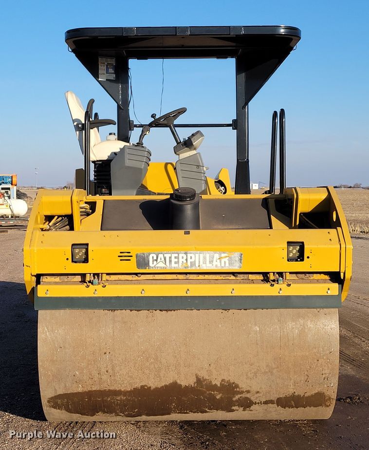 image for item DO4202 2010 Caterpillar CB-54  double drum vibratory roller