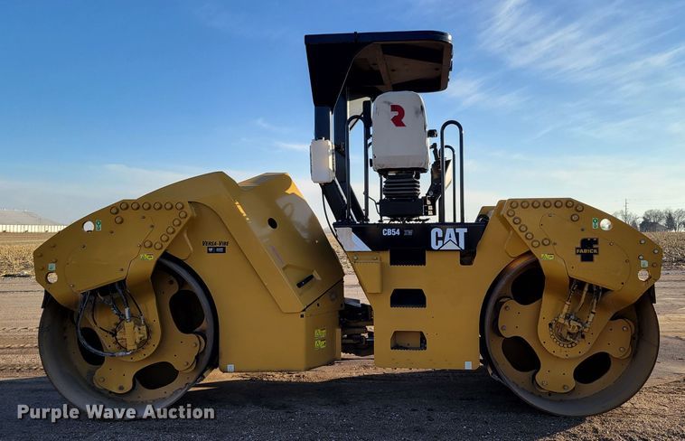 image for item DO4202 2010 Caterpillar CB-54  double drum vibratory roller