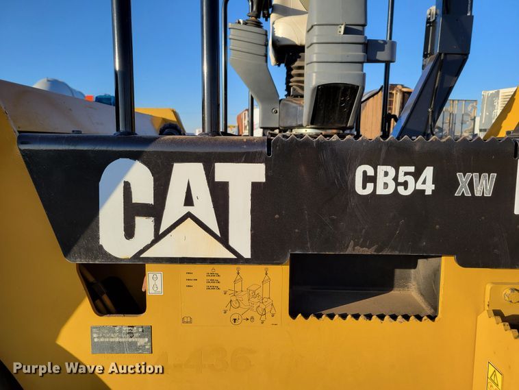 image for item DO4202 2010 Caterpillar CB-54  double drum vibratory roller